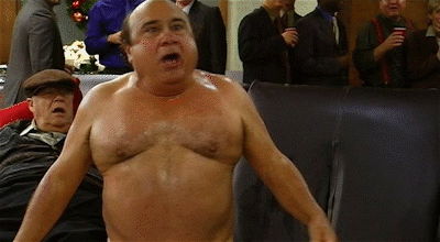 Danny DeVito naked. From &quot;It's always sunny in Philadelphia&quot;.. Why? Just Why?