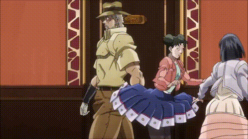 They sure had fun making this episode. "Joseph-poo" Source: Jojo's Bizarre Adventure - Stardust Crusaders Episode: Bastet's Mariah, Part 1 (Episode 30