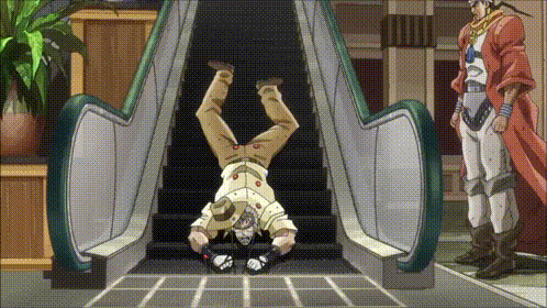 They sure had fun making this episode. "Joseph-poo" Source: Jojo's Bizarre Adventure - Stardust Crusaders Episode: Bastet's Mariah, Part 1 (Episode 30