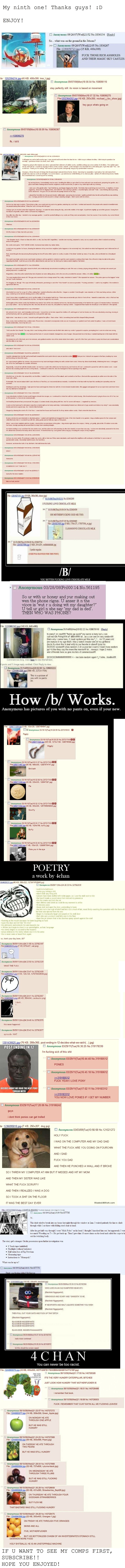 4 CHAN COMP PART 9 4 CHAN COMP PART 9. LAST PART ... : /funny_pictures/2450327/4+CHAN+COMP+LAST+PART/ Part 11: /funny_pictures/2447610/4+CHAN+COMP+11/ Part 10: /funny_pictures/244