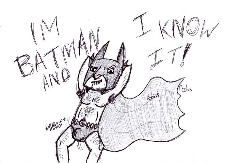 Damn batman is sexy Damn batman is sexy. Ooooooooh, it's the magical OC. Wooooooh spooky. Talking to a friend earlier in the day having a good mess about. We started talking comple