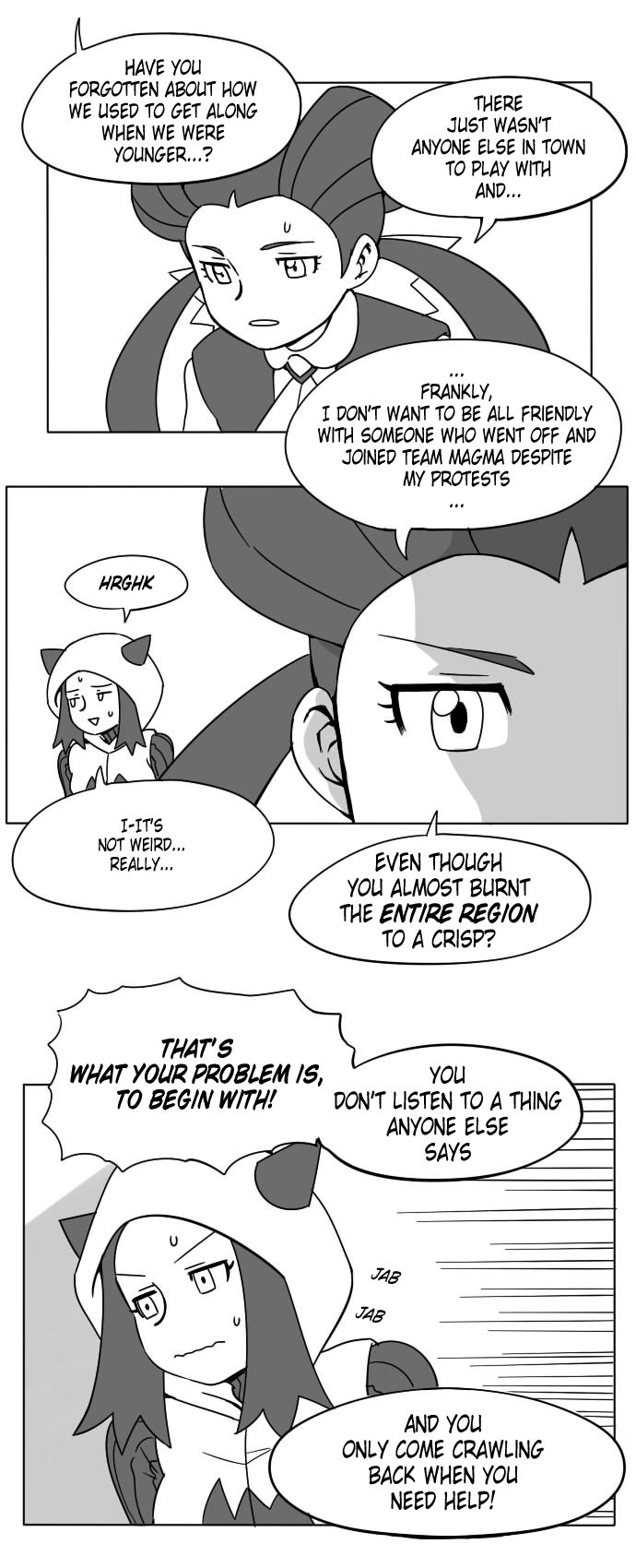 Dating a Team Magma Grunt 9. Link to original artist: blog.naver.com/kdk5011.. "Forgot to turn off my attract, woke up covered in Jigglypuffs."