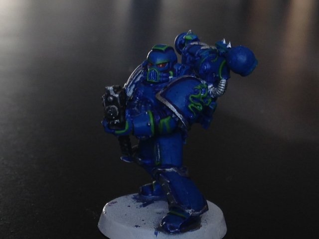 Death to the False Emperor!. Hey guys! Been a little while since I posted one of my projects, but this is what I've been working on the last month or so. Did a 