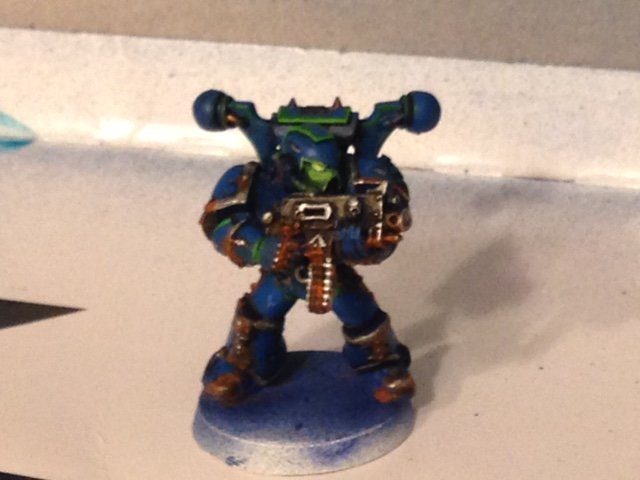 Death to the False Emperor!. Hey guys! Been a little while since I posted one of my projects, but this is what I've been working on the last month or so. Did a 