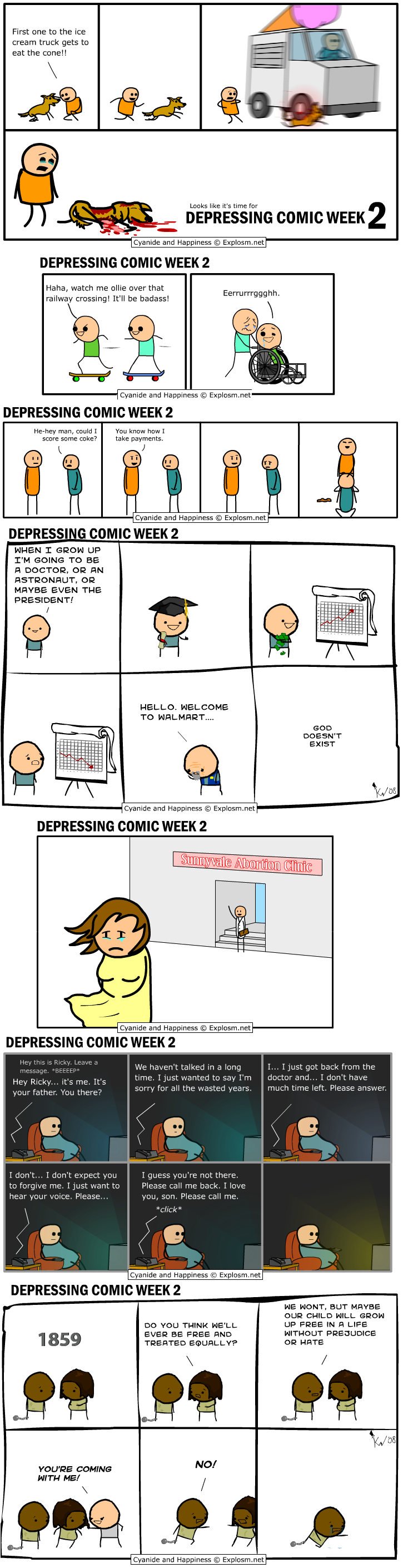 Depressing Comic Week 2 Depressing Comic Week 2. C&amp;amp;amp;H's second Depressing Comic Week <br /> Depressing Comic Week:<br /> /funny_pictures/365421/Depressing+Co