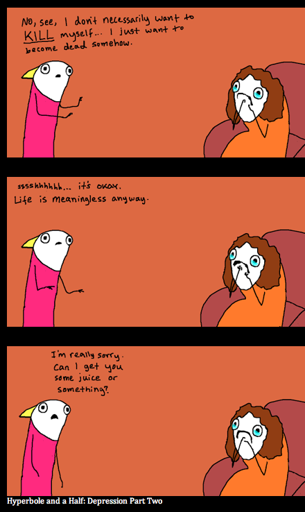 Depression level Five: Indifference Depression level Five: Indifference. You KNOW you should be gentle when explaining to a "loved" one how you feel...but you cant pinpoint how that's do