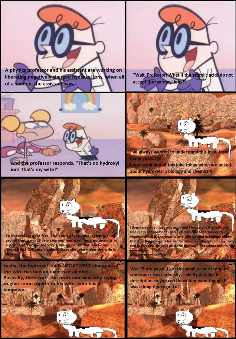 Dexter's Lab Joke. Dexter's Lab Joke.. Randomly Popped into my head today, so I googled and found this posted by someone and thought I would share. Hope you were Nostalgic and all