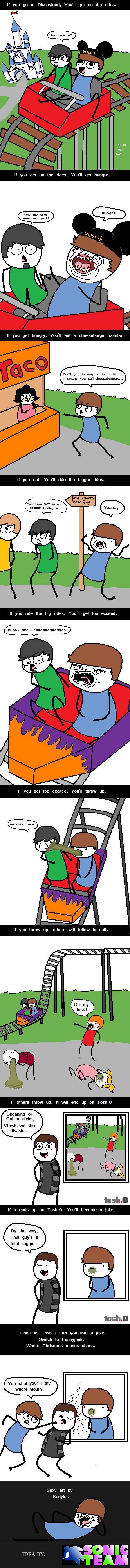 Disneyland Disneyland. Just wanna clarify something: This comic was suppose to be posted some months ago, but due to some insane-in-the-membrane whack attack hitting the h