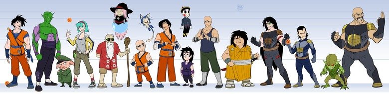 Dragon Ball Alternative Designs. These were apparently made by although he seems to have removed them for some reason. Don't know if there's a GT version out th