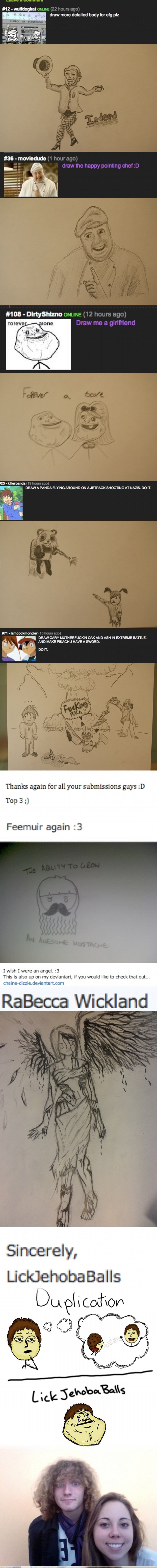 drawing Compilation 5 drawing Compilation 5. Here you go guys, another one i hope you like it.<br /> Please comment your ideas, the 5 most thumbed will be drawn in the next com