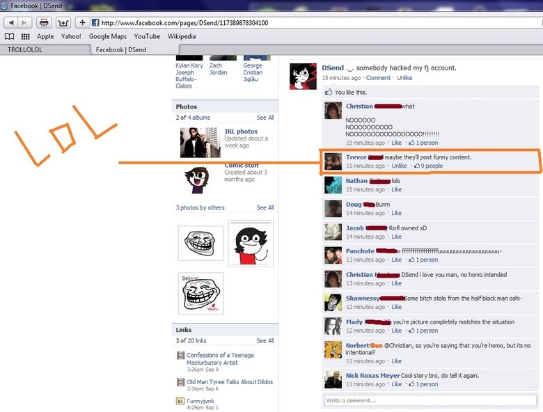 DSend, it's for the better. DSend, it's for the better.. On DSends page on facebook. Thumbs up for funnyjunk as my first tab? &amp;amp;amp;lt;33<br /> EDIT: 3000 views and 85 thu