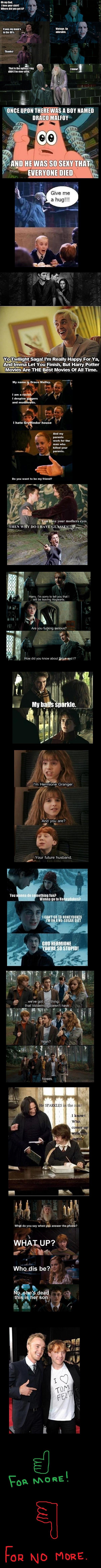 Harry Potter Lolz Harry Potter Lolz. thumb? OMG front page! thanks you guuuuys ! :') <3 part 2: /funny_pictures/2491331/Harry+Potter+Lolz+part+2/. More i a malls! T in is tot