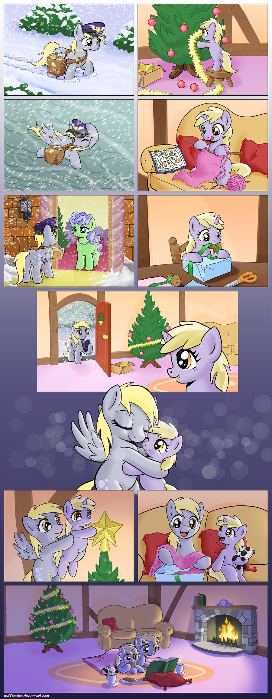 Hearth's warming Eve Hearth's warming Eve. It was drawn by muffinshire on DeviantArt. You can see it here: muffinshire.deviantart.com/art/Comic-Hearth-s-Warming-Together-345518905.