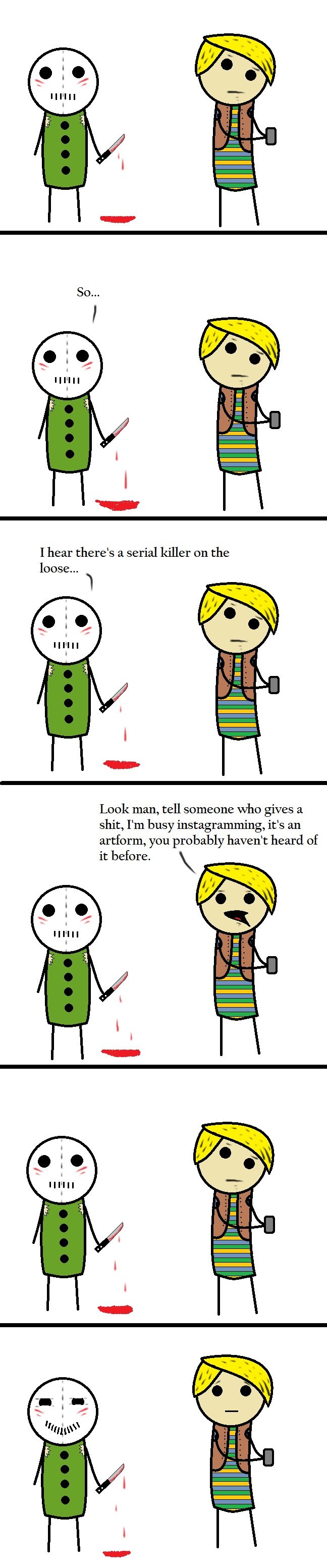 Hipsters Hipsters. The possible extinction of hipsters because instagram and twitter are really important also look at this one if you can be bothered /funny_pictures/38
