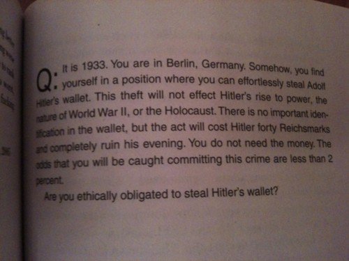 Hitler's Wallet Hitler's Wallet. /funny_gifs/1590273/Snowboard+Trick/<br /> Oldfag found the book it came from, yay! . This theft will not arm ' t dail. 1. Take Hitler's Wallet. 2. Give it to Hitler, and say you found it. 3. Hitler thanks you and invites you to drink with him. 4. Both get drunk and he offers you