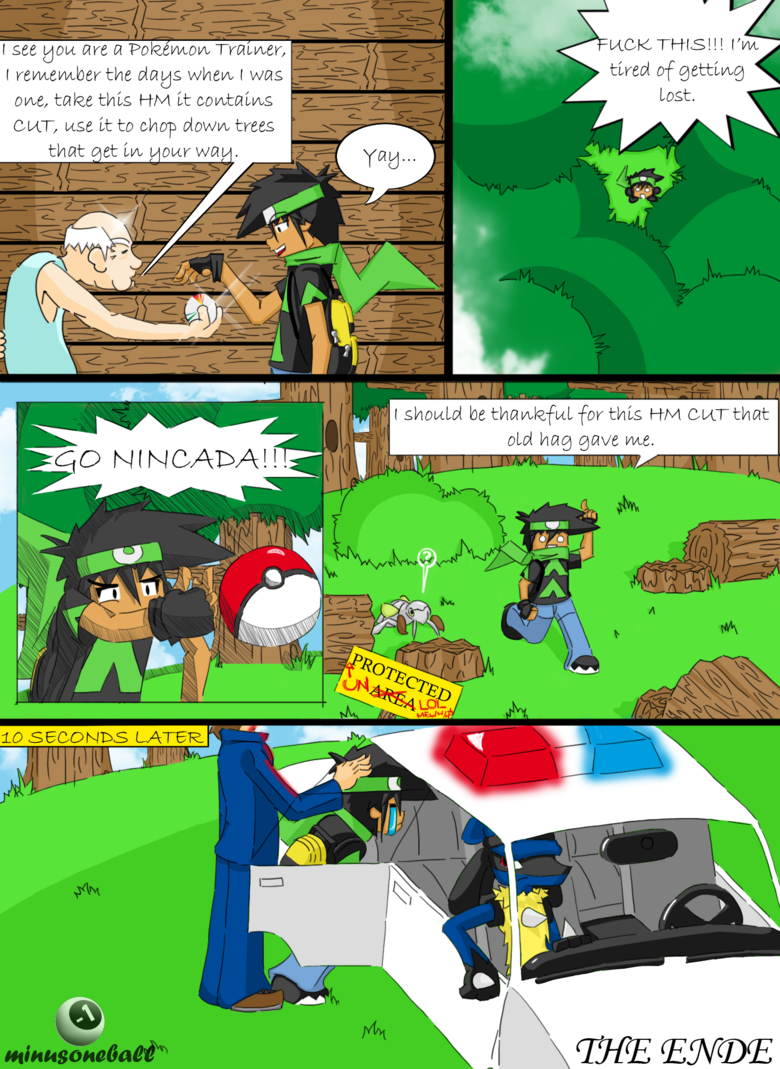 HM CUT HM CUT. A Comic I came up while playing emerald and heartgold. <br /> If you like it u can visit me at <br /> Pokemon (c) GameFreak<br /> Comi