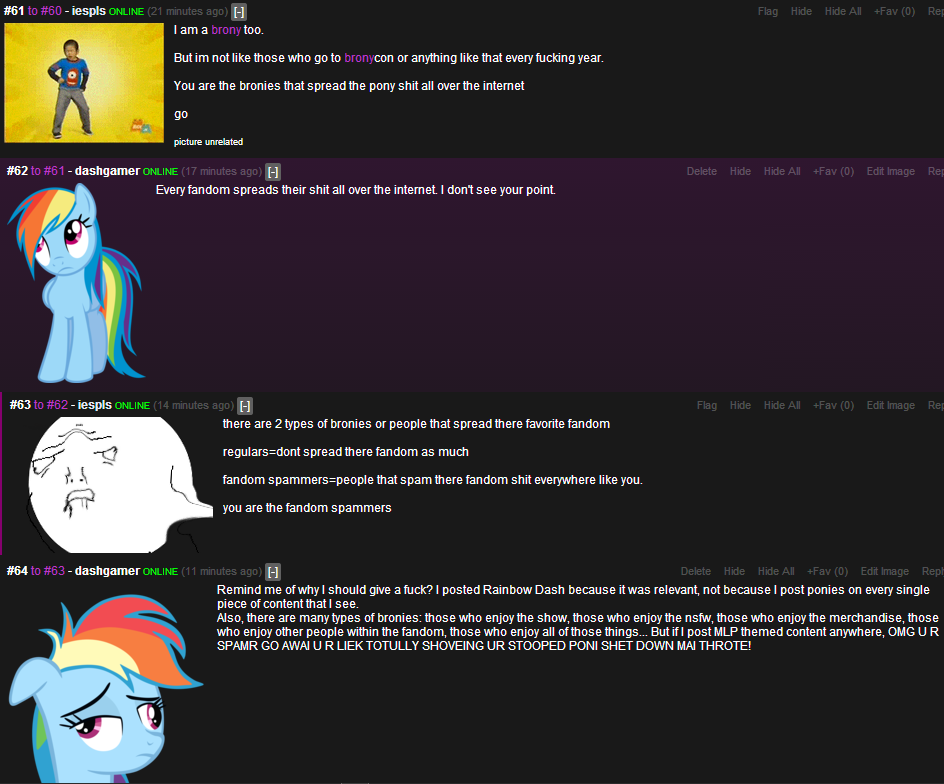How Dare You! How Dare You!. I feel a bit conflicted about posting this, since it seems a bit thumb-whorish to post your own comments as content, but... I think this sort of
