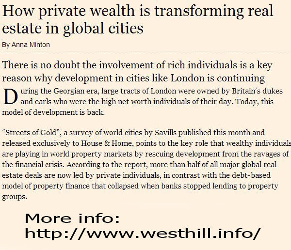 How private wealth is transforming real How private wealth is transforming real. During the Georgian era, large tracts of London were owned by Britain’s dukes and earls who were the high net worth ind