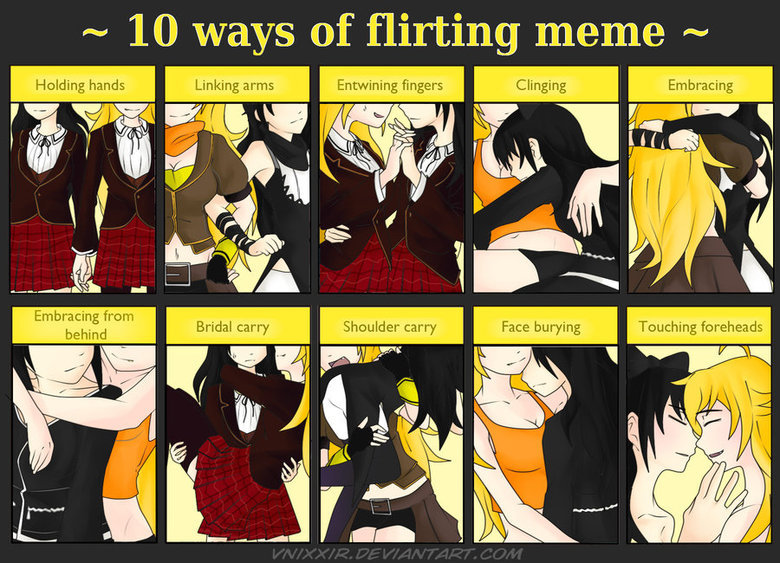 How to... (Part 1). [center]Today, we'll learn how to flirt wiht the help of my assistents Blake &amp; Yang, better known as "Bumblebee"! Image's not 