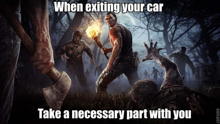 How to git gud: h1z1 (pt 2). motorcycle helmets actually serve a purpose. they let you take at least one more headshot's worth of damage. hats however don't do 