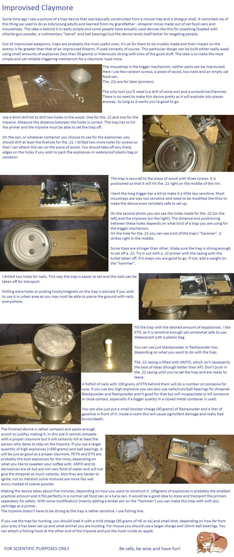 How To Fuck Shit Up Comp. Again, I am not responsible for you getting hurt so don't blame this on me. Brought to you in part by - /k/ - "A Magical Place&qu