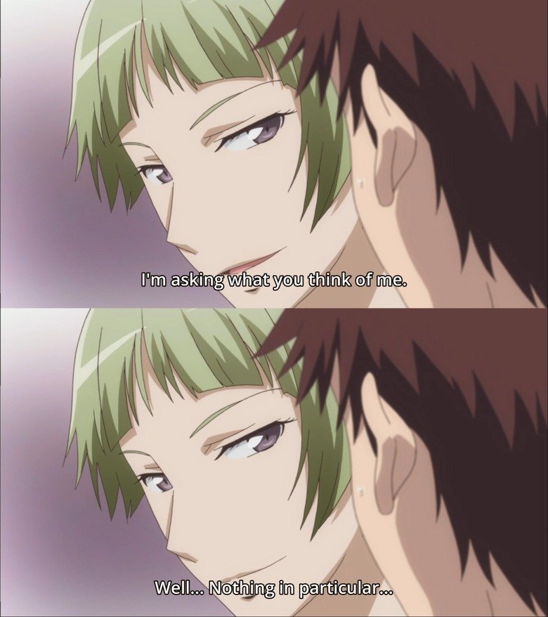 Lewd. Animu: Binan Koukou Chikyuu Bouei-bu Love!.. The gayest thing about this content isn't what they're doing, it's that there's a vase of flowers in the men's bathroom.