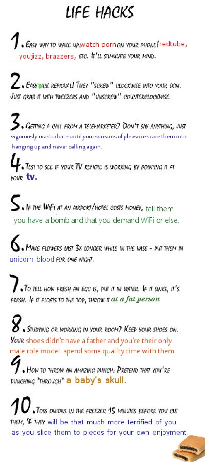 Life Hacks Also Fixed Life Hacks Also Fixed. these were harder to come up with, but i hope you still enjoyed it original: /funny_pictures/3193161/Life+Hacks/ part 1: /funny_pictures/