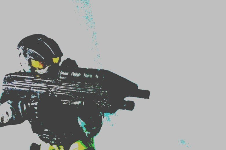 Pics I took and edited. Just a bunch of pictures I took, and subsequently edited, of some Halo figures I've gotten. None of this I expect anyone to think is act