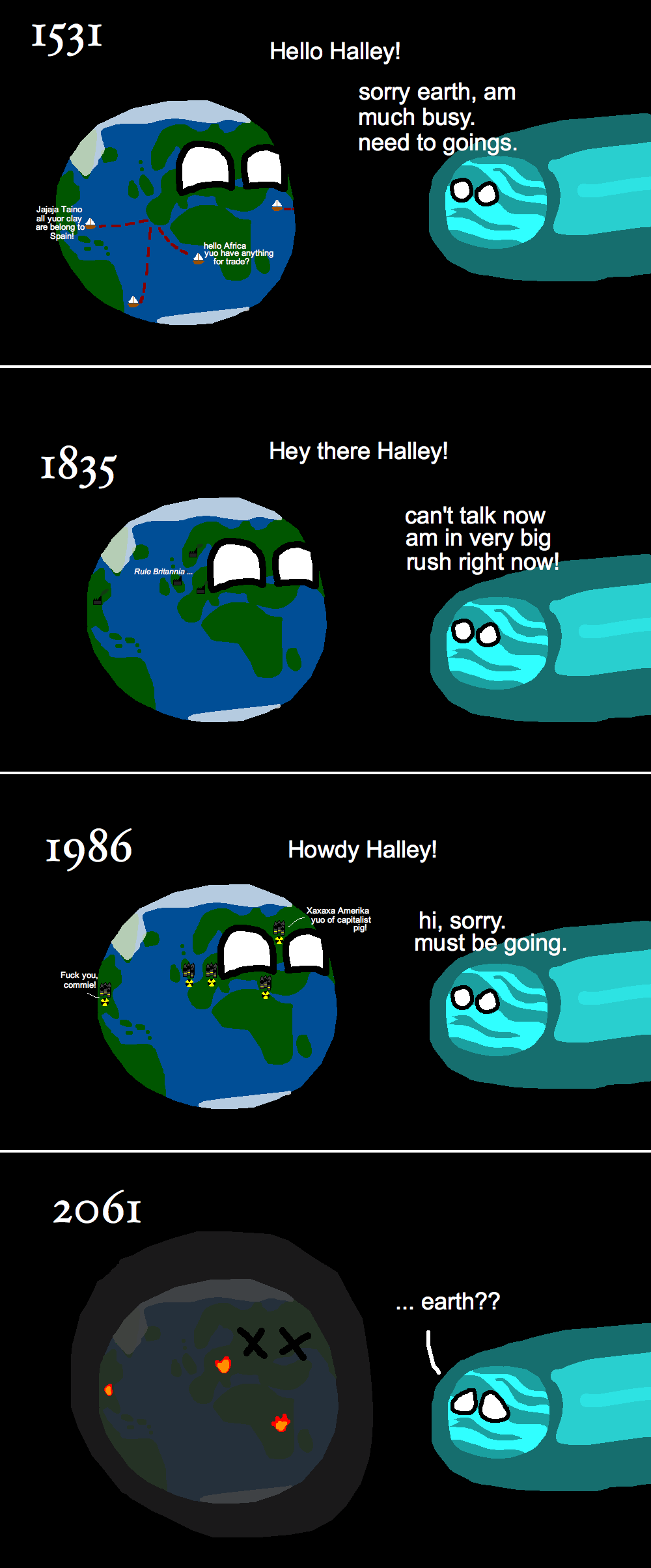 Planetball (read description) Planetball (read description). r/planetball An extension of Polandball that I bet reminds you guys of a certain OC comic maker in FJ. (tags if you don't) But no