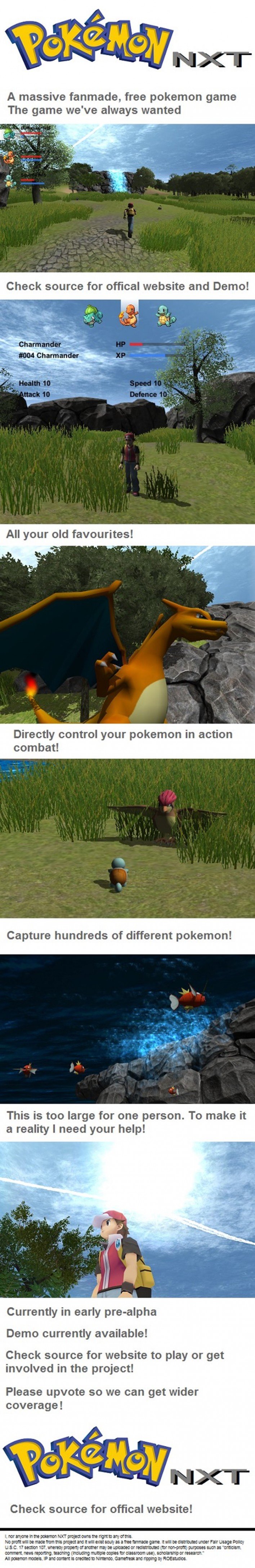 Pokemon NXT Pokemon NXT. Found this on tickld. I don't know if anyone is aware of this but it looks like the pokemon game you've always wanted is getting (fan)made. It's st