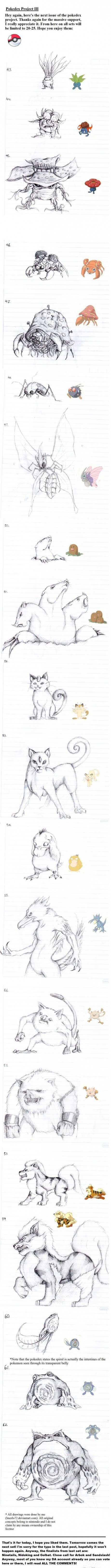 Pokemon Reimagined 3 Pokemon Reimagined 3. Hey this is not my work, it is a creation from someone called lmerlo72 on Devianart who is very talented at creating these pokemon picture