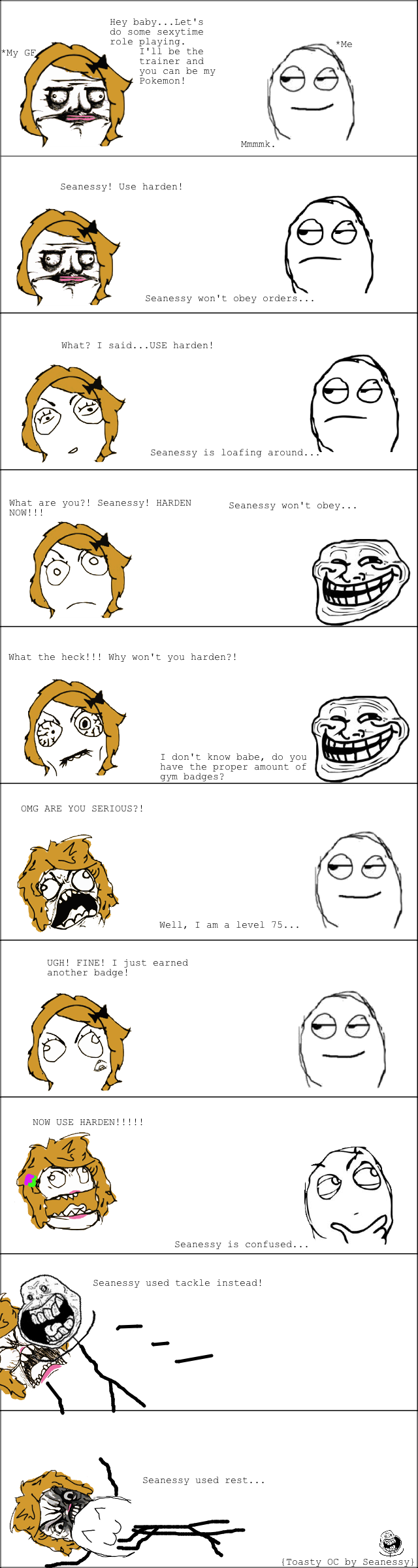 Pokemon Sexytime Pokemon Sexytime. She was not too happy PART2----->/funny_pictures/3224151/Pokemon+Sexytime+2 PART 3----->/funny_pictures/3224280/Pokemon+Sexytime+3. Hey