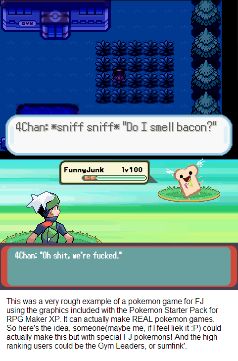 Pokemon FJ Version Pokemon FJ Version. What do you guys think? I know with a name liek "The Pokemon Starter Pack for RPG Maker XP" it sounds pret