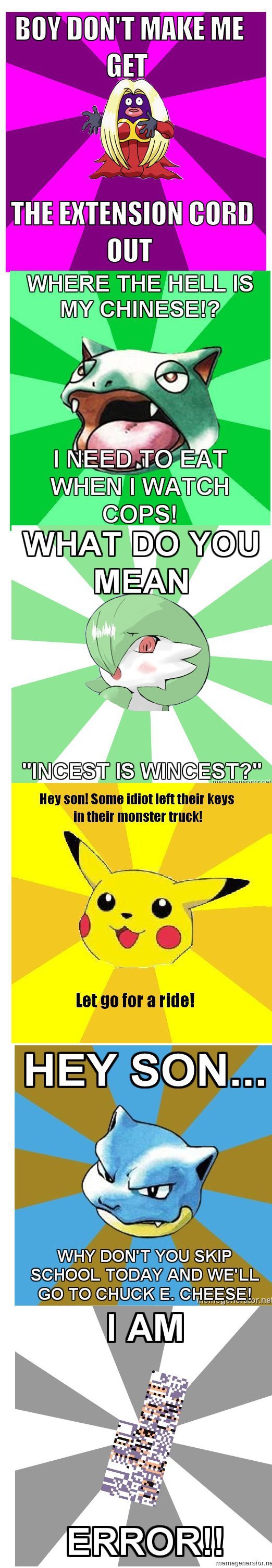 Pokeparents Pokeparents. knowyourmeme.com/memes/pokeparents , to help understand it<br /> second part VVVV<br /> /funny_pictures/306085/Pokeparents+Part+2/. BUY