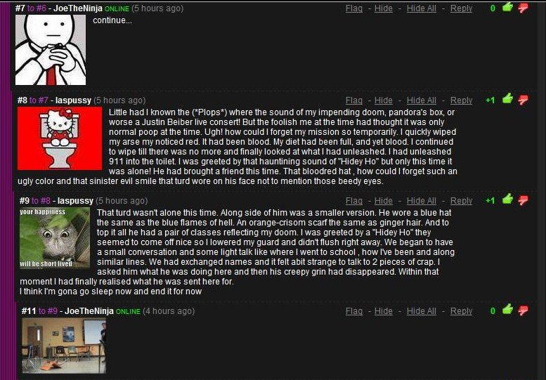 poop story part 2 worth the read poop story part 2 worth the read. heres part two thumb if u want subscribe if you want i dgaf<br /> and heres part 3 the ending /funny_pictures/942503/poo