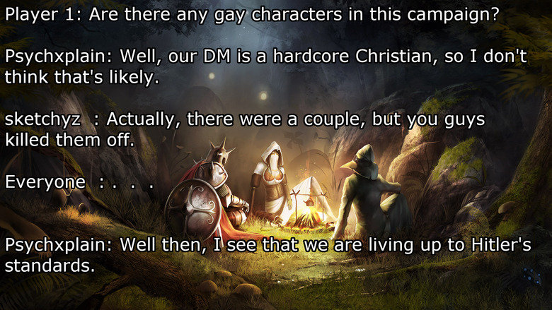 Tabletop Quotes. This one's from my first session ever, a Call of Cthulhu game. The things we say to get the players to be quiet... If the DM is Mexican, you mu