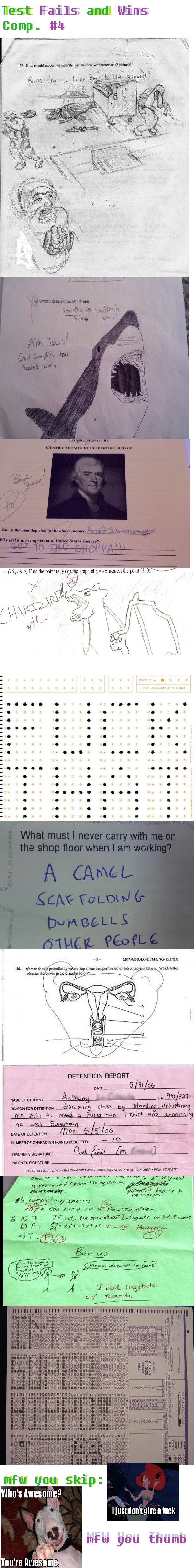 Test Fails (and wins) Comp 4 Test Fails (and wins) Comp 4. Edit: /funny_pictures/2954014/More+Test+Wins+and+Fails+Comp/ Here's a new one guys Here's part three for those who requested it (Y