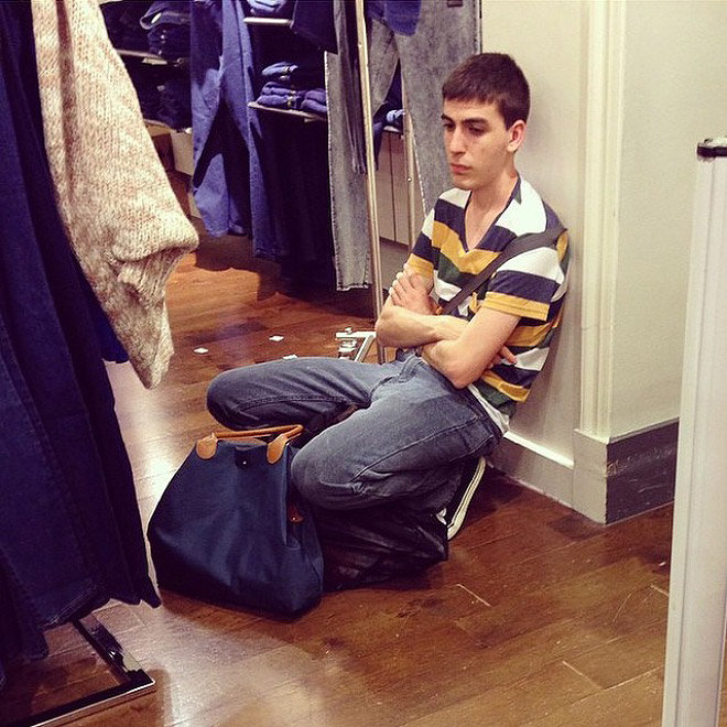 TFW shopping with the wifey. We've all gone through this, even with family... Am I the only one here who like shopping with my gf?