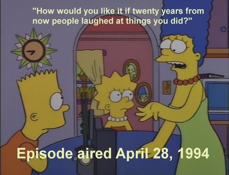 the time has come the time has come. in a related note, all 522 episodes of the simpsons will be played consecutively starting on august 21 on fxx. details www.rollingstone.com/m