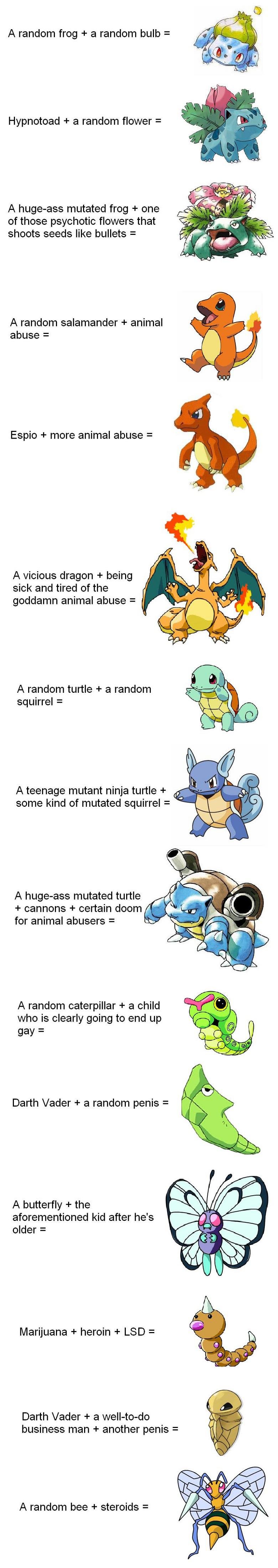 The secret behind Pokemon! The secret behind Pokemon!. I don't know why I did this, or whether I should do it again with the rest of them... Opinions?<br /> The second one: /funny_p