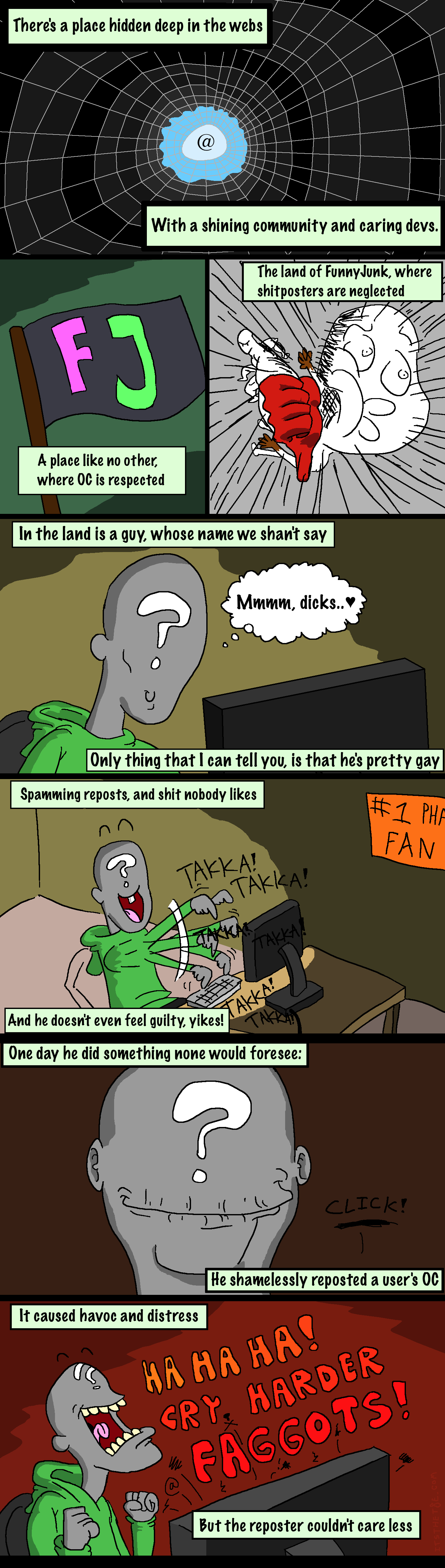 The FunnyJunk Carol. The End It's over! It is done! One of the biggest(and personal first) collabs I've ever worked on! I just wan't to say big thanks to other 