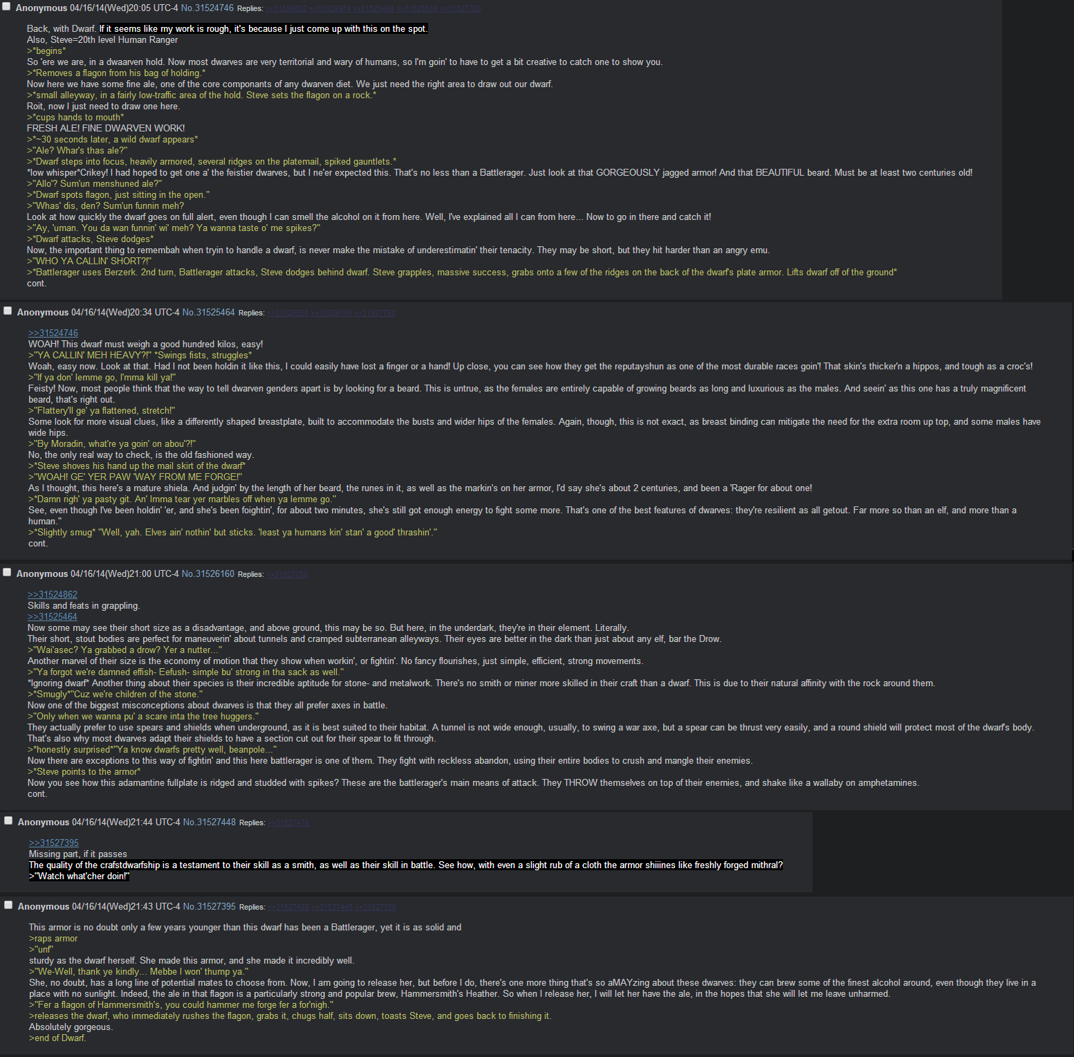 The Adventures of Steve Irwin in D&D. Not OC, all stolen off /tg/, the greatest of boards. God-Emperor bless you, Steve.. File: 1397613166240. i -(, 411x478, ) 