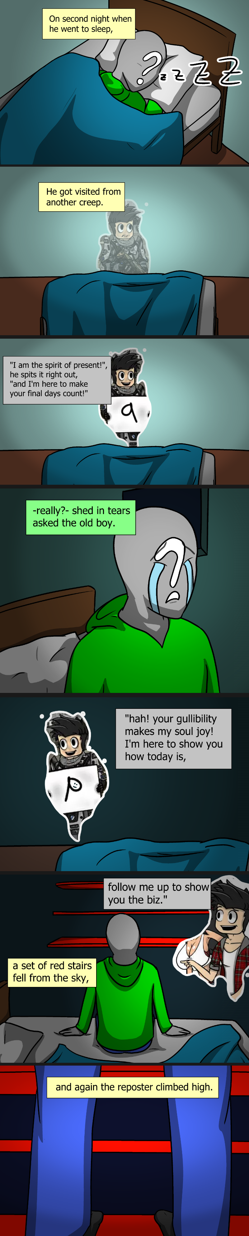 The FunnyJunk Carol. The End It's over! It is done! One of the biggest(and personal first) collabs I've ever worked on! I just wan't to say big thanks to other 