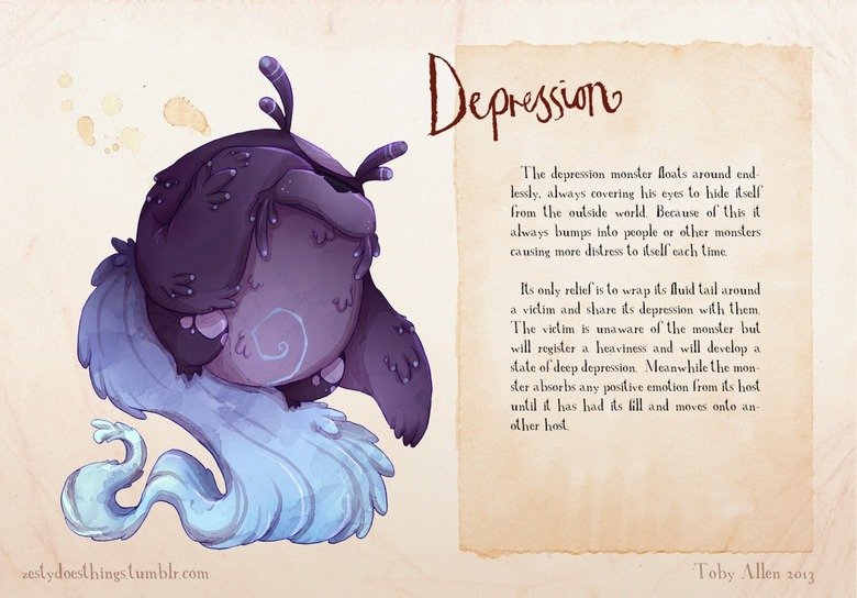 The Real Monsters. Anxiety- a nervous disorder characterized by a state of excessive uneasiness and apprehension, typically with compulsive behavior or panic at