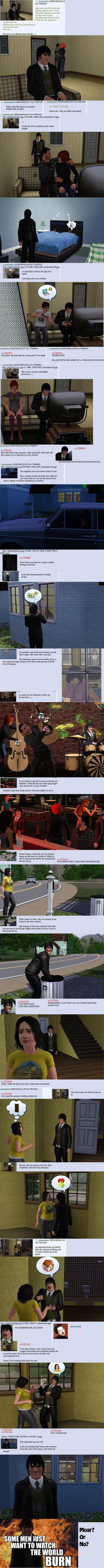 The Sims Life The Sims Life. Heres Part 2! Everyone who comments gets a thumb in celebration of my 2 year FJ anniversary! /funny_pictures/2910604/The+Sims+Life+2/. Nu 7199741
