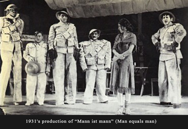 Theatre Personalities - Brecht. The same year Stanislavski was founding the Moscow Art Theatre, a baby was born in Germany that was called to become one of the 