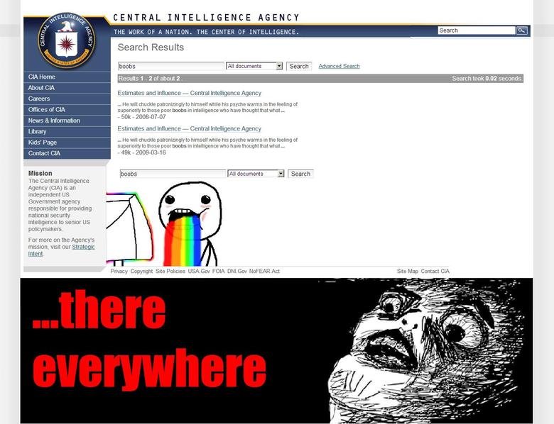 They/re everywhere now...........the CIA They/re everywhere now...........the CIA. This is probably highly offensive to certain characters, and I understand that I am not the one who originally posted