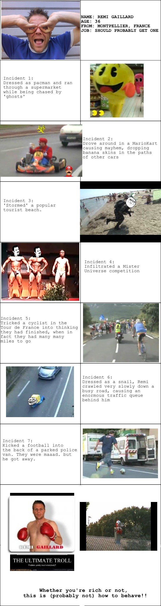 This Guy 3 This Guy 3. PART 4 /funny_pictures/3098145/This+Guy+4 By popular demand, i present Remi Gaillard. The Ultimate Troll dedz to talentoverflow for this one. i know