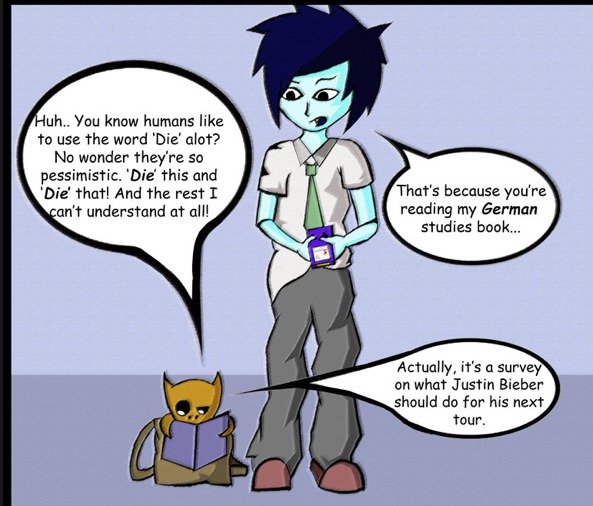 This is OC. This is OC.. I know it's not well drawn, and the joke is abit 'Meh'. I just thought I would share this with you guys. This is for my animation degree at univers