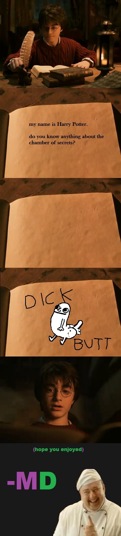 Tom Riddle's Diary Tom Riddle's Diary. CHECK OUT MY FACEBOOK FAN PAGE IF YOUR A COOL CAT. AND I BET YOUR A COOL CAT, UNLIKE THAT CREEPER NEXT DOOR. HE ISNT A COOL CAT.www.facebook